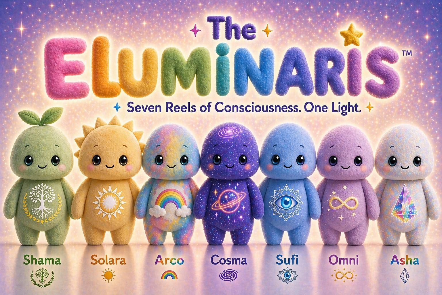 The Eluminaris - Seven Reels of Consciousness, One Light - Shama, Solara, Arco, Cosma, Sufi, Omni, and Asha